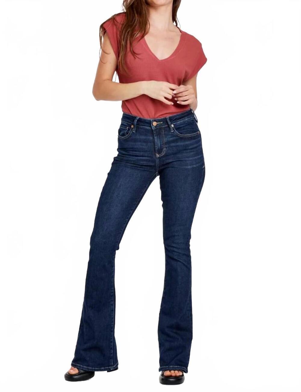 NEW DEAR JOHN DENIM rosa flared leg jean in yuma